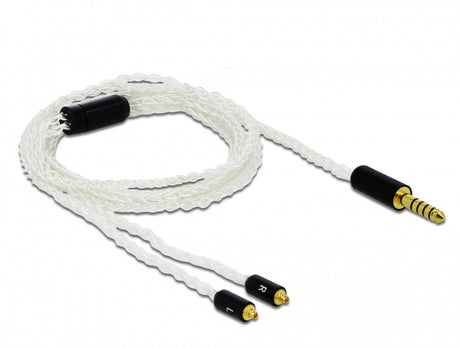 Delock 85846 Audio Cable 4.4 Mm 5 Pin Stereo Jack Male To 2 X Mmcx Male 1.20 M