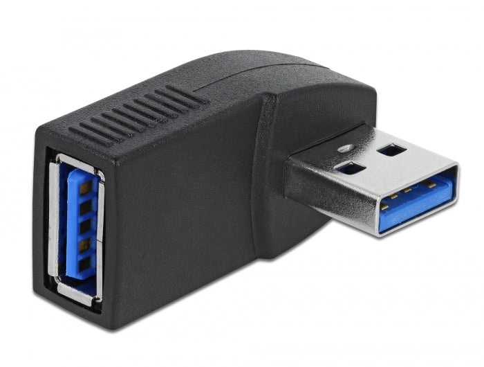 Delock 65341 Adapter Usb 3.0 Male-Female Angled 90° Horizontal