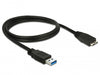 Delock 85072 Cable Usb 3.0 Type-A Male > Usb 3.0 Type Micro-B Male 1.0 M Black