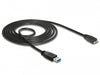 Delock 85073 Cable Usb 3.0 Type-A Male > Usb 3.0 Type Micro-B Male 1.5 M Black