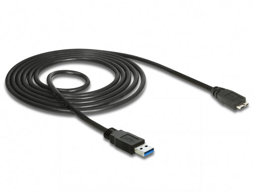 Delock 85073 Cable Usb 3.0 Type-A Male > Usb 3.0 Type Micro-B Male 1.5 M Black