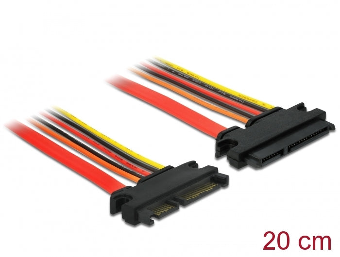 Delock 84918 Extension Cable Sata 6 Gb/S 22 Pin Plug > Sata 22 Pin Receptacle