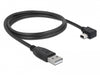 Delock 82681 Usb 2.0 Cable Type-A Male To Type Mini-B Male Angled 1 M