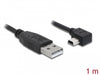 Delock 82681 Usb 2.0 Cable Type-A Male To Type Mini-B Male Angled 1 M