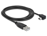 Delock 82682 Usb 2.0 Cable Type-A Male To Type Mini-B Male Angled 2 M