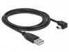 Delock 82682 Usb 2.0 Cable Type-A Male To Type Mini-B Male Angled 2 M