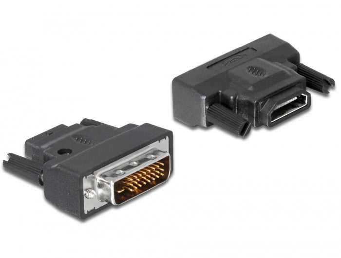 Delock 65024 Adapter Dvi 24+1 Pin Male To Hdmi Female With Led