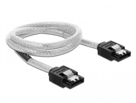 Delock 85342 Sata 6 Gb/S Cable 50 Cm Transparent