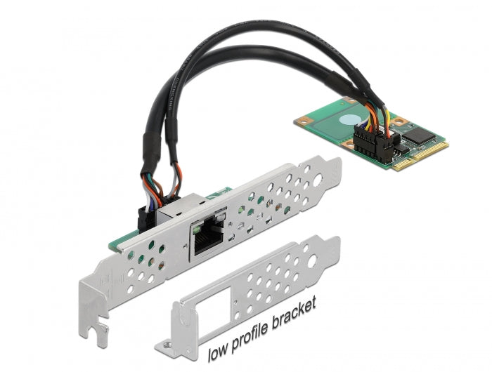 Delock 95266 Mini Pcie I/O Pcie Full Size 1 X Rj45 Gigabit Lan