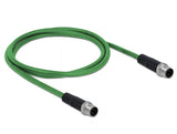 Delock 85917 Network Cable M12 4 Pin D-Coded Male To Male Tpu 1 M