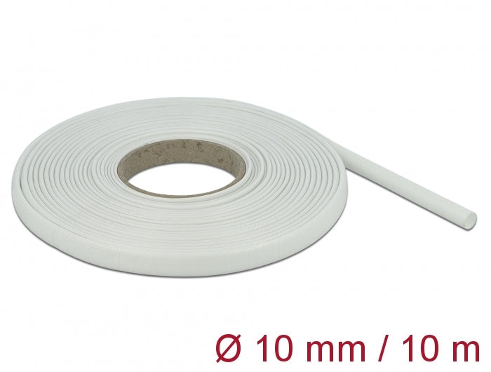 Delock 18936 Fiberglass Sleeving 10 M X 10 Mm White