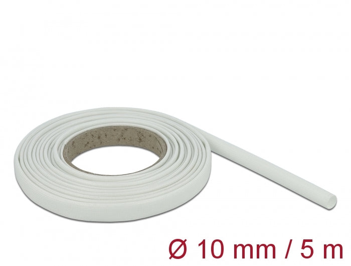 Delock 18935 Fiberglass Sleeving 5 M X 10 Mm White