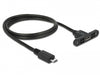 Delock 85246 Cable Usb 2.0 Micro-B Female Panel-Mount > Usb 2.0 Micro-B Male