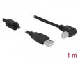 Delock 83519 Cable Usb 2.0 Type-A Male > Usb 2.0 Type-B Male Angled 1 M Black