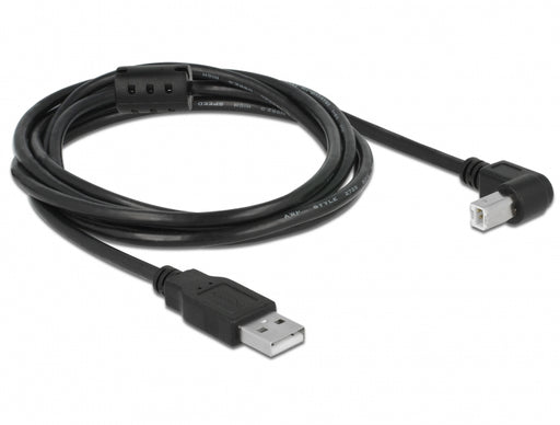 Delock 83528 Cable Usb 2.0 Type-A Male > Usb 2.0 Type-B Male Angled 2 M Black