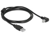 Delock 84810 Cable Usb 2.0 Type-A Male > Usb 2.0 Type-B Male Angled 1.5 M Black