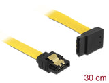 Delock 82804 Sata 6 Gb/S Cable Straight To Upwards Angled 30 Cm Yellow