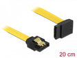 Delock 82799 Sata 6 Gb/S Cable Straight To Upwards Angled 20 Cm Yellow