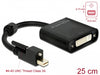 Delock 62639 Adapter Mini Displayport 1.2 Male With Screw > Dvi Female