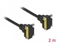 Delock 85898 Dvi Cable 24+1 Male Angled To 24+1 Male Angled 2 M