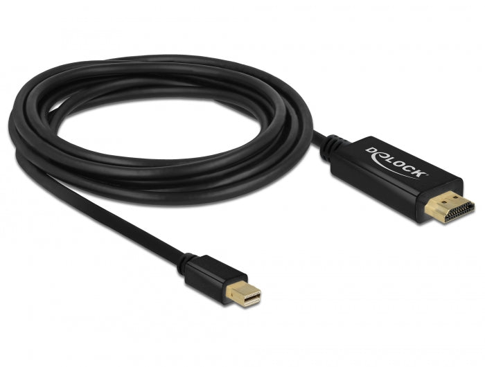 Delock 83700 Passive Mini Displayport 1.1 To Hdmi Cable 3 M