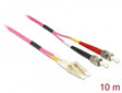 Delock 84868 Cable Optical Fibre Lc > St Multi-Mode Om4 10 M