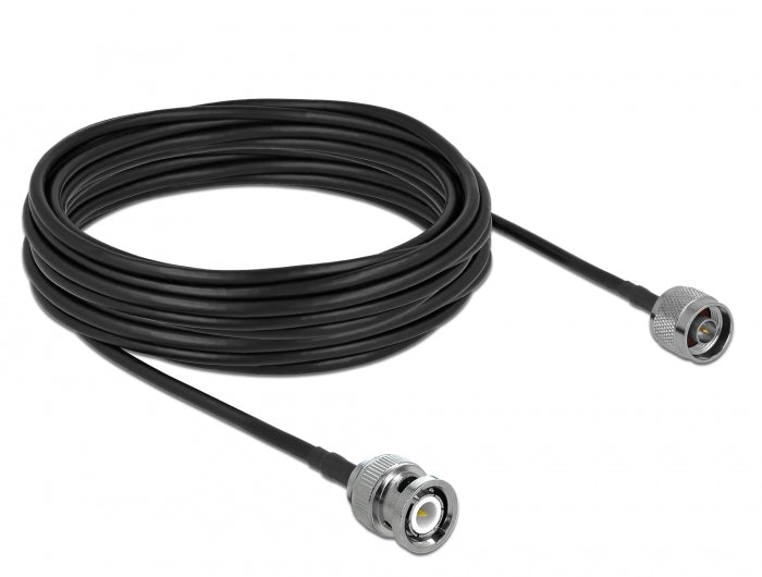 Delock 90425 Antenna Cable N Plug To Bnc Plug Lmr195 10 M