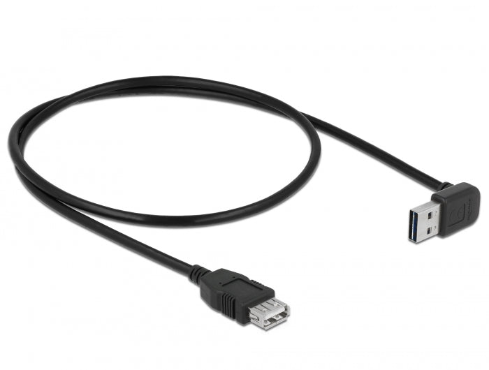 Delock 85185 Extension Cable Easy-Usb 2.0 Type-A Male Angled Up / Down