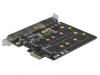 Delock 90432 Pci Express X1 Card To 2 X Internal M.2 Key B