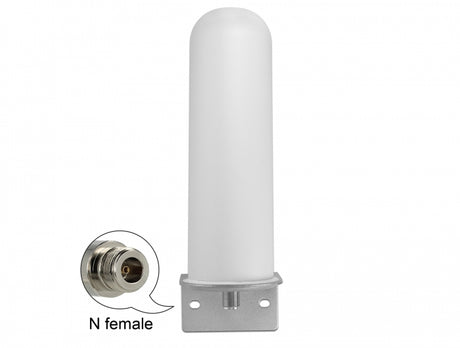 Delock 12571 Lte Antenna N Jack 4 - 6 Dbi 22 Cm Omnidirectional Fixed Wall