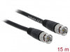 Delock 80086 Cable Bnc Male To Bnc Male 15 M