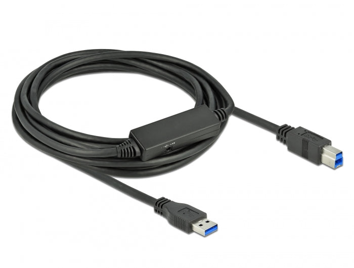 Delock 85379 Active Usb 3.2 Gen 1 Cable Usb Type-A To Usb Type-B 5 M