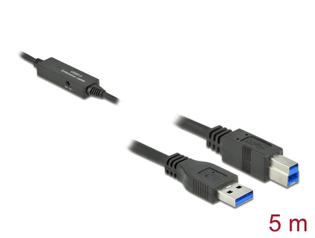 Delock 85379 Active Usb 3.2 Gen 1 Cable Usb Type-A To Usb Type-B 5 M