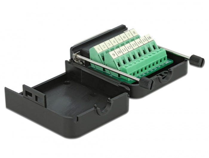 Delock 66267 D-Sub25 Female To Terminal Block With Enclosure