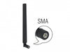 Delock 12635 Lte Antenna Sma Plug 1.9 - 2.3 Dbi Omnidirectional With Tilt Joint