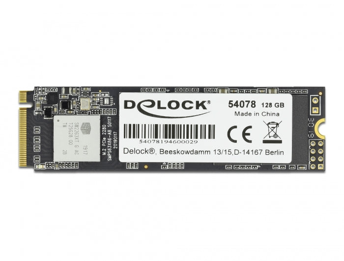 Delock 54078 M.2 Ssd Pcie / Nvme Key M 2280 - 128 Gb