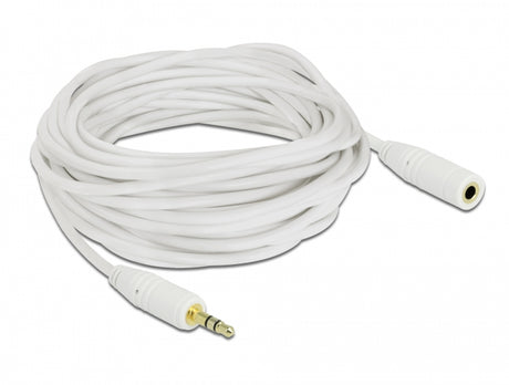 Delock 83771 Stereo Jack Extension Cable 3.5 Mm 3 Pin Male > Female 5 M White