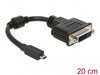 Delock 65563 Adapter Hdmi Micro-D Stecker > Dvi 24+5 Buchse 20 Cm