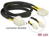 Delock 83653 Extension Cable Power 8 Pin Eps Male > 8 Pin Female 44 Cm