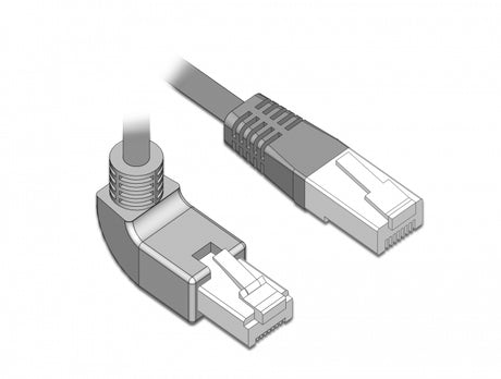 Delock 83515 Network Cable Rj45 Cat.5E Sf/Utp Upwards Angled / Straight 1 M