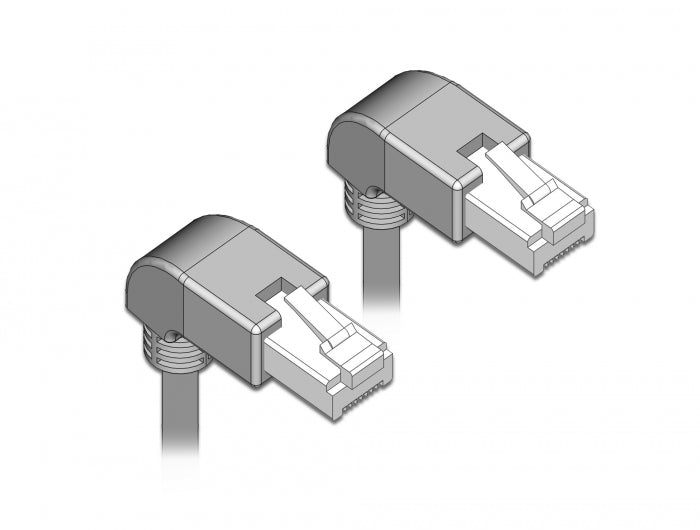 Delock 85858 Network Cable Rj45 Cat.5E Sf/Utp Downwards / Downwards Angled