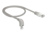 Delock 85855 Network Cable Rj45 Cat.5E Sf/Utp Downwards Angled / Straight 0.5 M