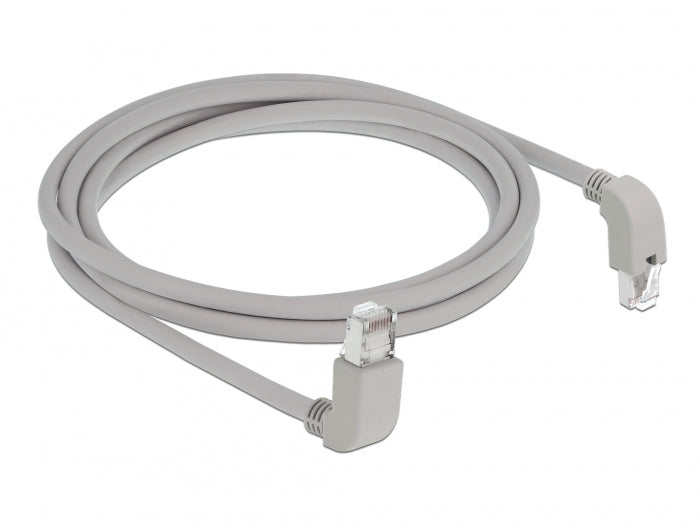 Delock 85854 Network Cable Rj45 Cat.5E Sf/Utp Upwards / Downwards Angled 2 M