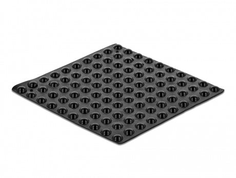 Delock 18306 Rubber Feet Round Self-Adhesive 5 X 2 Mm 100 Pieces Black