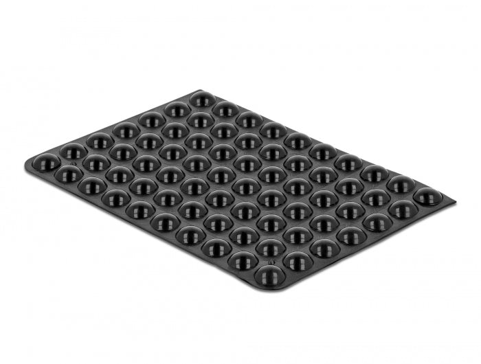 Delock 18308 Rubber Feet Round Self-Adhesive 8 X 3 Mm 70 Pieces Black