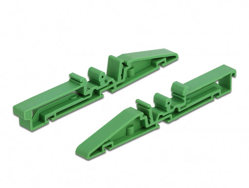 Delock 66263 Din Rail Clip For Pcb 122 Mm 4 Pieces