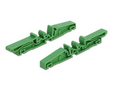 Delock 66262 Din Rail Clip For Pcb 115 Mm 4 Pieces