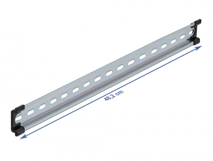 Delock 66187 Din Rail 35 X 7.5 Mm (19") Steel