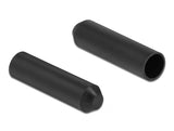 Delock 19762 End Caps With Inside Adhesive 70 X 16 Mm 2 Pieces Black