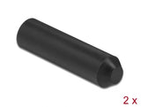 Delock 19762 End Caps With Inside Adhesive 70 X 16 Mm 2 Pieces Black